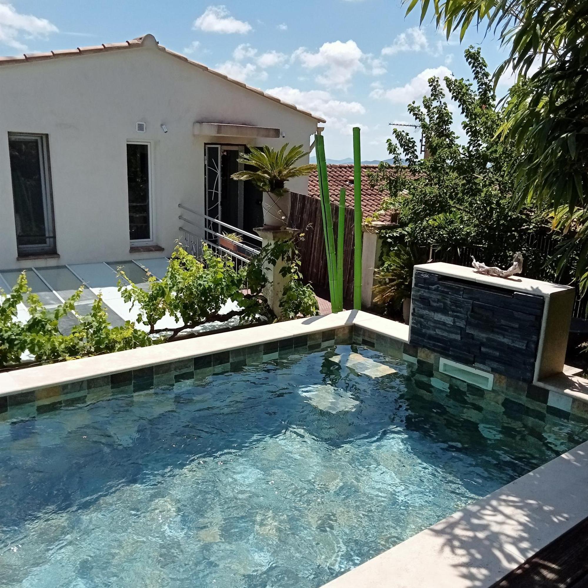 Logement De Charme Avec Piscine Et Jacuzzi Carnoules (Var) Exterior foto
